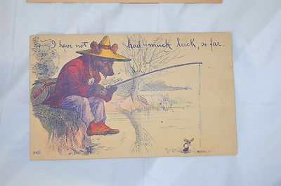 Vintage Teddy Bear ''I have not had much luck so far'' Postcard 245