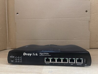 DrayTek Vigor2920n Dual WAN Wireless Security Router ohne Netzteil & ohne Antennen