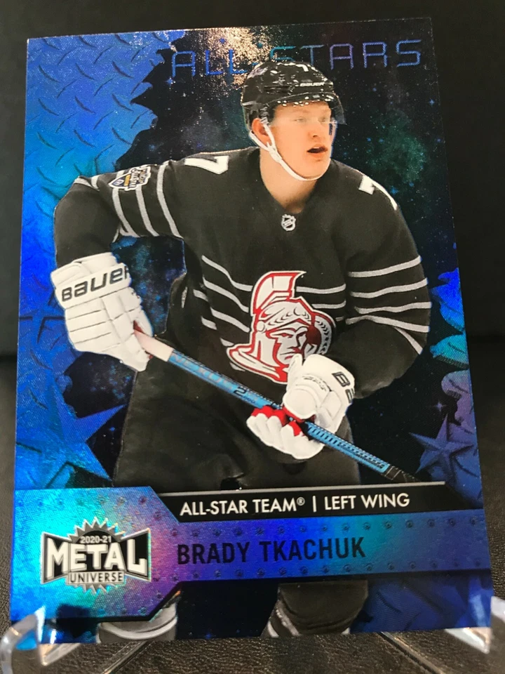 2020-21 Skybox Metal Universe Hockey U Pick Blue Parallel Base, Rookie, All-Star - Image 2 of 2