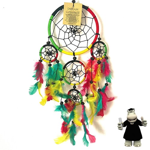 DREAM CATCHER NIÑAS NIÑOS ARCO IRIS MULTICOLOR ATRAPASUEÑOS BOLSO FIESTA RELLENOS - Imagen 9 de 12