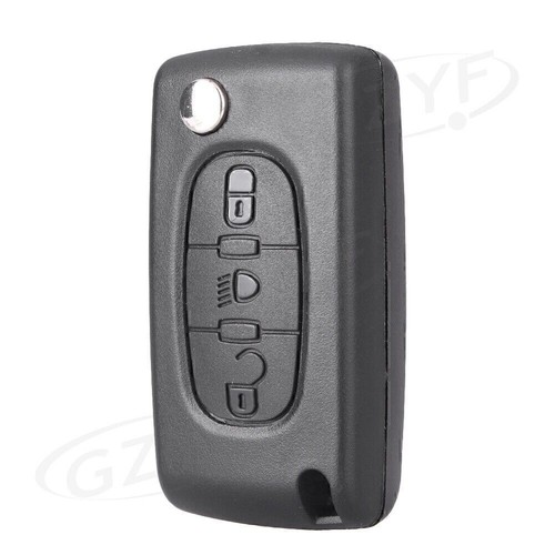 For Citroen C4 C5 C6 C8 Xsara Picasso 3 Buttons folding foldable Key Shell Case - Picture 4 of 8