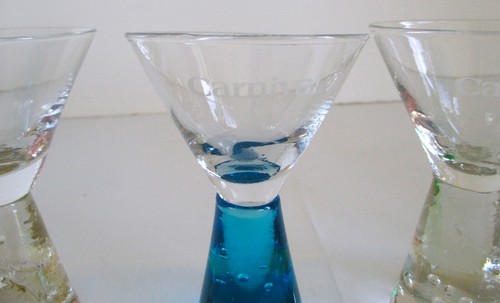 Carnival Cruise Line Shot Glasses with Logo on Side 2 oz, 4 Pieces - Picture 4 of 6