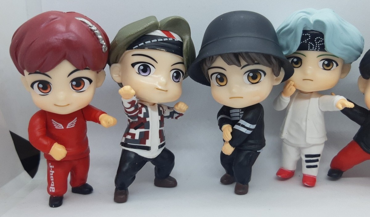 BTS TinyTan 2.75in Figure Set of 7 - RM Jin Jimin SUGA Jung