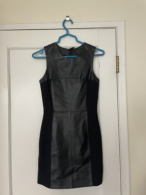 Vintage Leather Mini Dress Sz XS | eBay Vintage Leather Mini Dress Sz XS | eBay