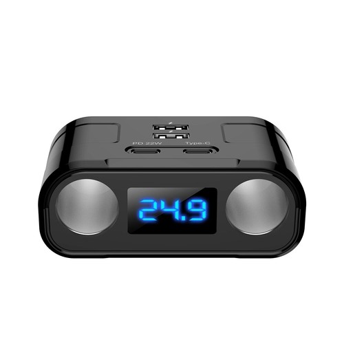 L12C 12V / 24V Rozdzielacz zapalniczki Ładowarka samochodowa z 2x USB 2x Typ-C PD - Zdjęcie 3 z 10