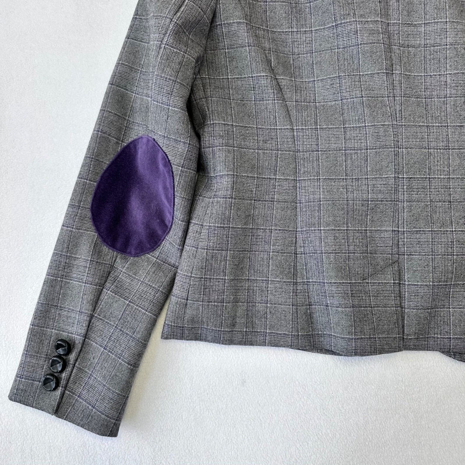 Pendleton Womens Jacket Elbow Patch Plaid Virgin … - image 8