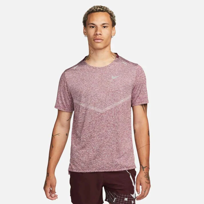 Футболка для бега Nike Dri-Fit Rise 365 CZ9184 мужской размер XL темно-бордовый цвет SS 53 доллара США 6590₽