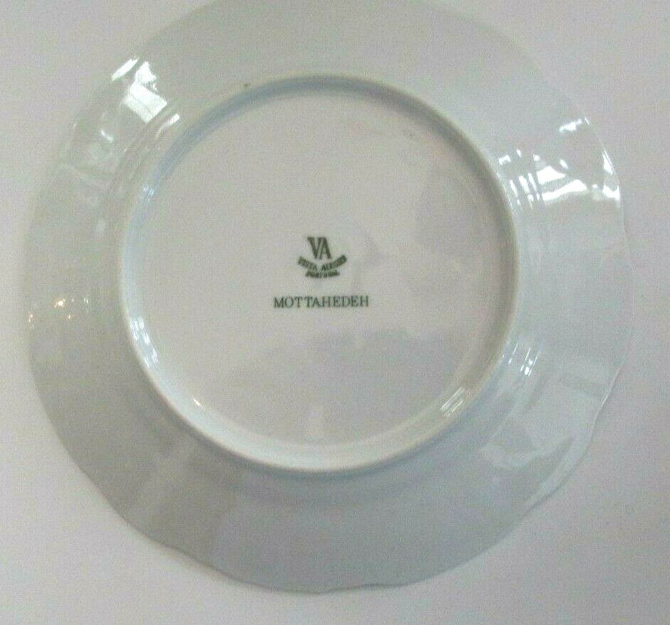 Vintage Mottahedeh Summer Fruit Grapes Trio Dessert Plate with Cup