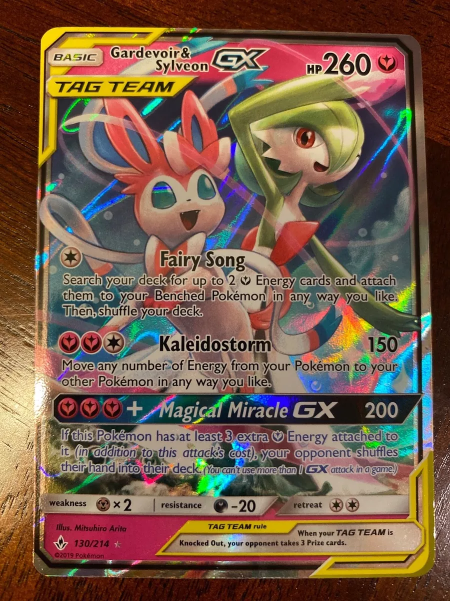 Gardevoir & Sylveon GX - 130/214 - Ultra Rare