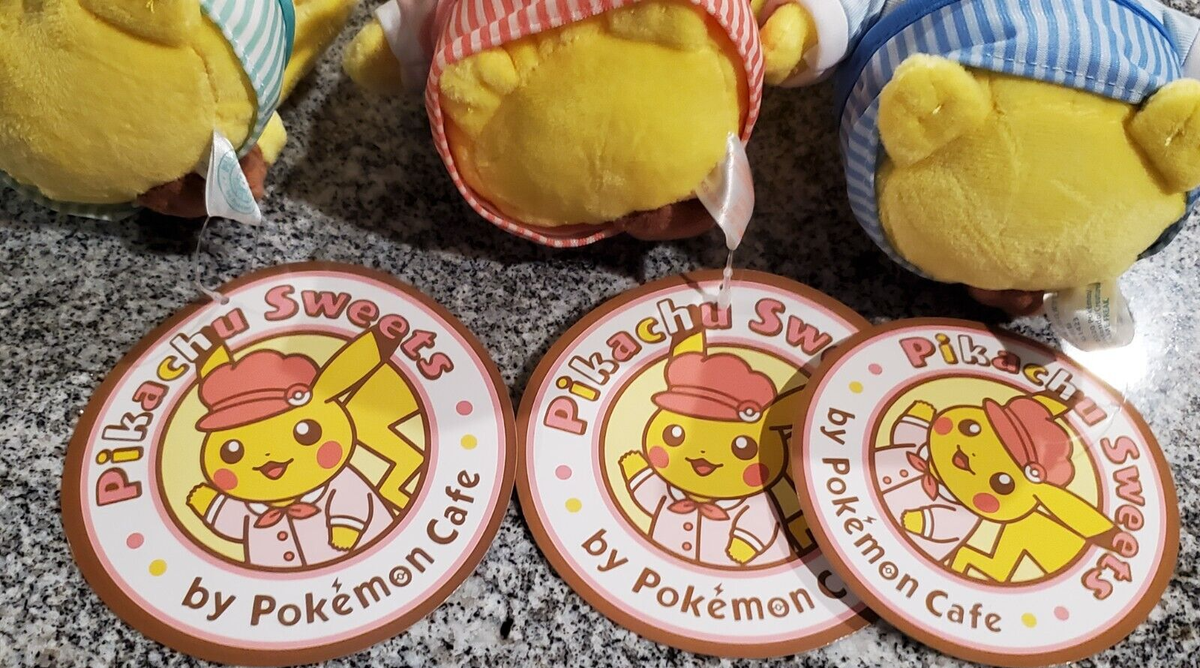 Full Set Patisserie Pikachu Sweets Cafe Plush Japanese