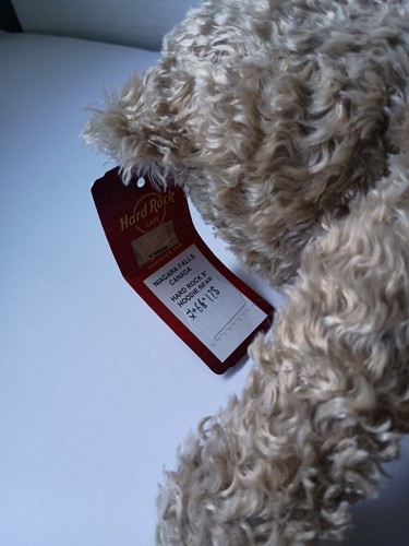 Hard Rock Cafe Bear Plush Plushie Stuffed Animal Bear - Picture 5 of 5
