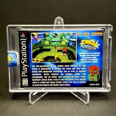 Crash Bandicoot Warped 9 Card Grandmaster Trading Card