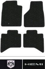 2011-2012 Dodge Ram 1500 Floor Mats Logos Available - 4pc - Cutpile - Quad Cab 2011-2012 Dodge Ram 1500 Floor Mats Logos Available - 4pc - Cutpile - Quad Cab
