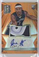 2014 Panini Spectra Jersey Orange Prizm /25 Jarnell Stokes #129 Rookie Auto RC