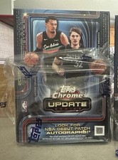 2025-26 Topps Chrome Update Basketball Blaster Box-Sealed Packs- Target Cut Seal