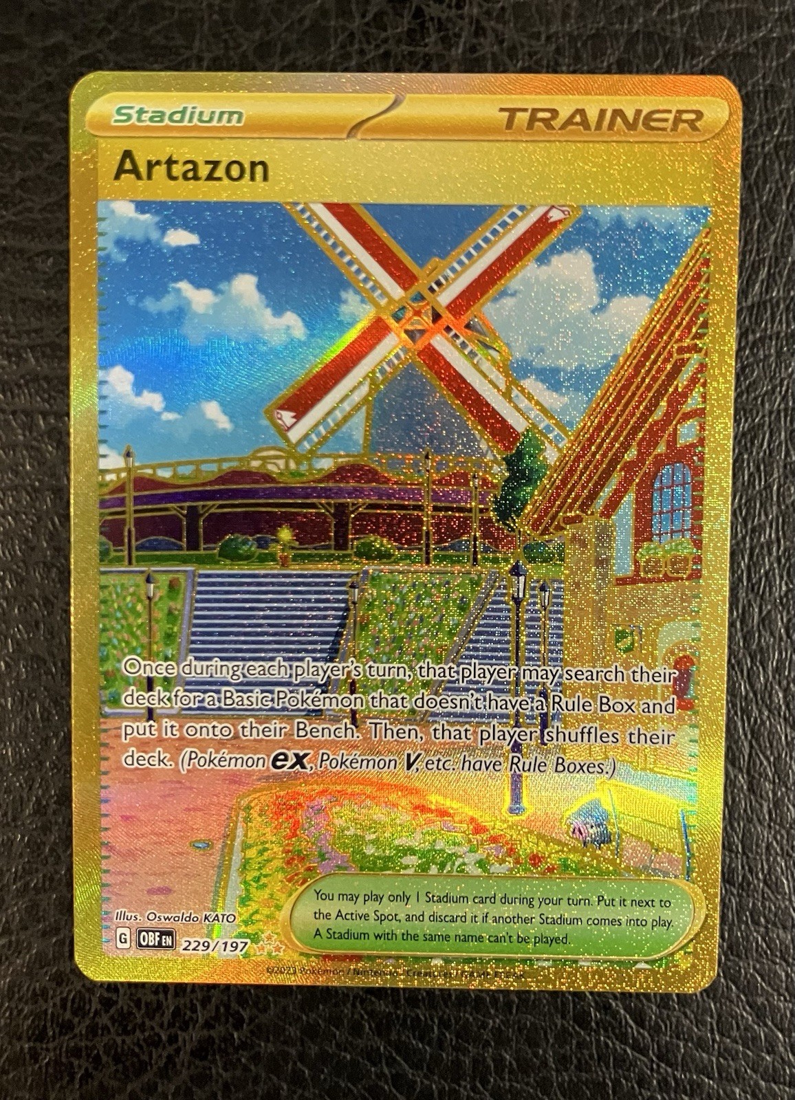 Pokemon TCG Artazon 229/197 Obsidian Flames Hyper Rare