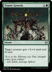 Titanic Growth 187/271 Phyrexia: All Will Be One