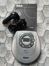 Vintage RCA Portable Compact CD Player RP-2365RC Tested/Works RCA Car Lighter