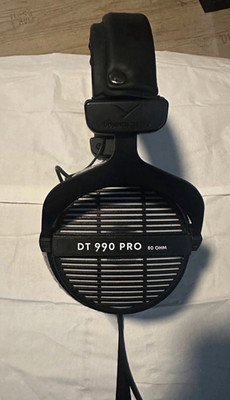 beyerdynamic DT 990 PRO 80 Ohm Over-Ear Kopfhörer mit Kabel 3,5mm Schwarz