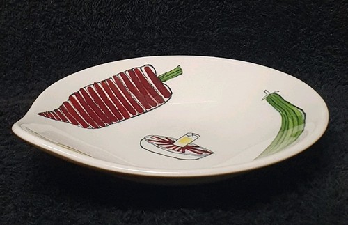 🔶️MIDWINTER SALAD WARE TERENCE CONRAN TEARDROP DISH SALADWARE MCM - Picture 3 of 11