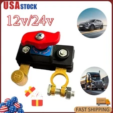 Universal Car Battery Disconnect Isolator Cut Off Switch 12-24V Battery Terminal