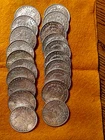 1921  P D & S MORGAN SILVER DOLLARS BU FIVE 3-COIN LOTS INITIALLY AVAILABLE