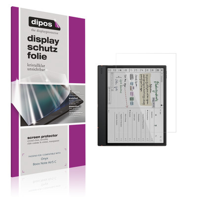 2x Schutzfolie klar für Onyx Boox Note Air5 C Displayschutzfolie Folie Display