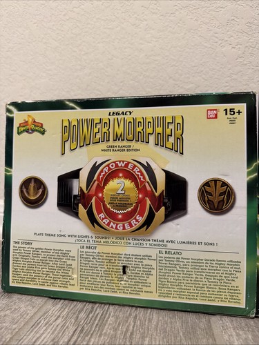 Bandai Mighty Morphin Power Rangers Legacy Morpher Green White Ranger... - Bild 3 von 9
