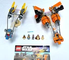 LEGO Star Wars Anakin's & Sebulba's Podracers 7962 100% complete w/minifigures