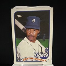1989 Topps - Dwayne Murphy #667 Detroit Tigers MLB Baseball Card Major League