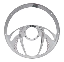 BILLET SPECIALTIES Steering Wheel Half Wrap 15.5in Psycho 34055