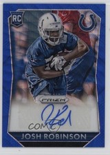 2015 Panini Prizm Rookie Signatures Blue Wave 132/150 Josh Robinson Auto 1r90