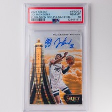 💥2024-25 Select In Flight Signatures GG Jackson II Neon Org /30 Auto PSA 10!💥