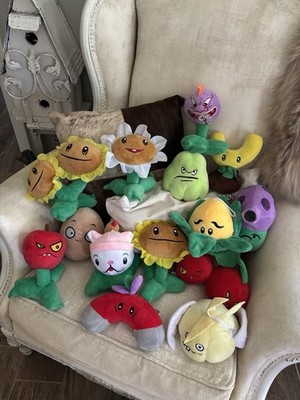 Lot 14 Plants VS Zombies Plush toys Sunflower Cattail Kernel Cherry Bomb More!
