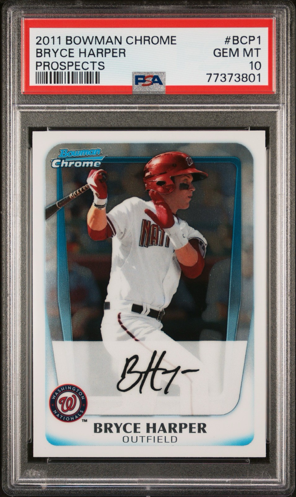 Bryce Harper 2011 Bowman Chrome Prospects #BCP1 (RC) - PSA 10