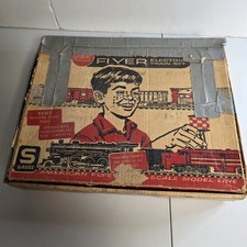 VINTAGE GILBERT S GAUGE AMERICAN FLYER ELECTRIC TRAIN SET MADE IN USA 1960s
