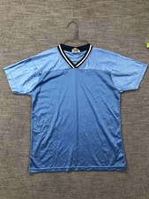 Vintage 90s Dodger Womens L Blue Mesh Football Jersey Made in USA Dazzle