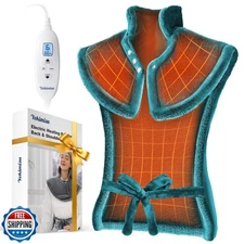 Heating Pad for Neck and Shoulders and Back | 2.5lb Weighted Heat Pad 24"x33"