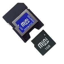 MiniSD Card 1GB miniSD card adapter Mini sd to Sd card adapter