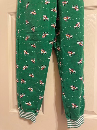 Hanna Andersson Green Rollerskate Green EUC Pants 150 14-16 - Picture 3 of 3