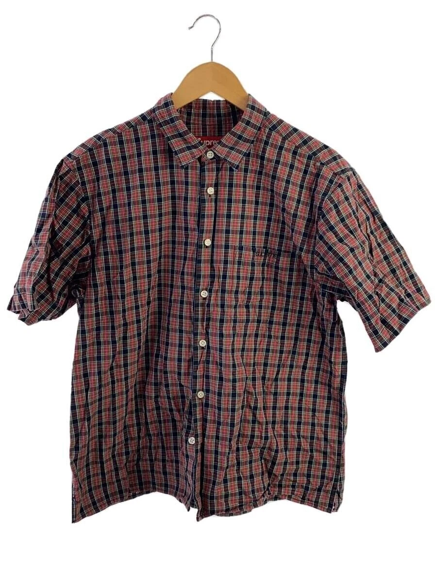 Chemise Supreme manches courtes/M/coton/multicolore/ajustement ample mini plaid