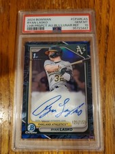 2024 Bowman Chrome Ryan Lasko 1st True Blue Auto /150 PSA 10 Athletics