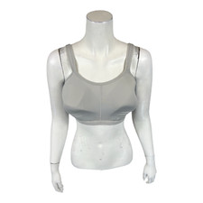 Breezies Comfort Zone Full Coverage Wirefree T-Shirt Bra Gray Shadow 36D Size