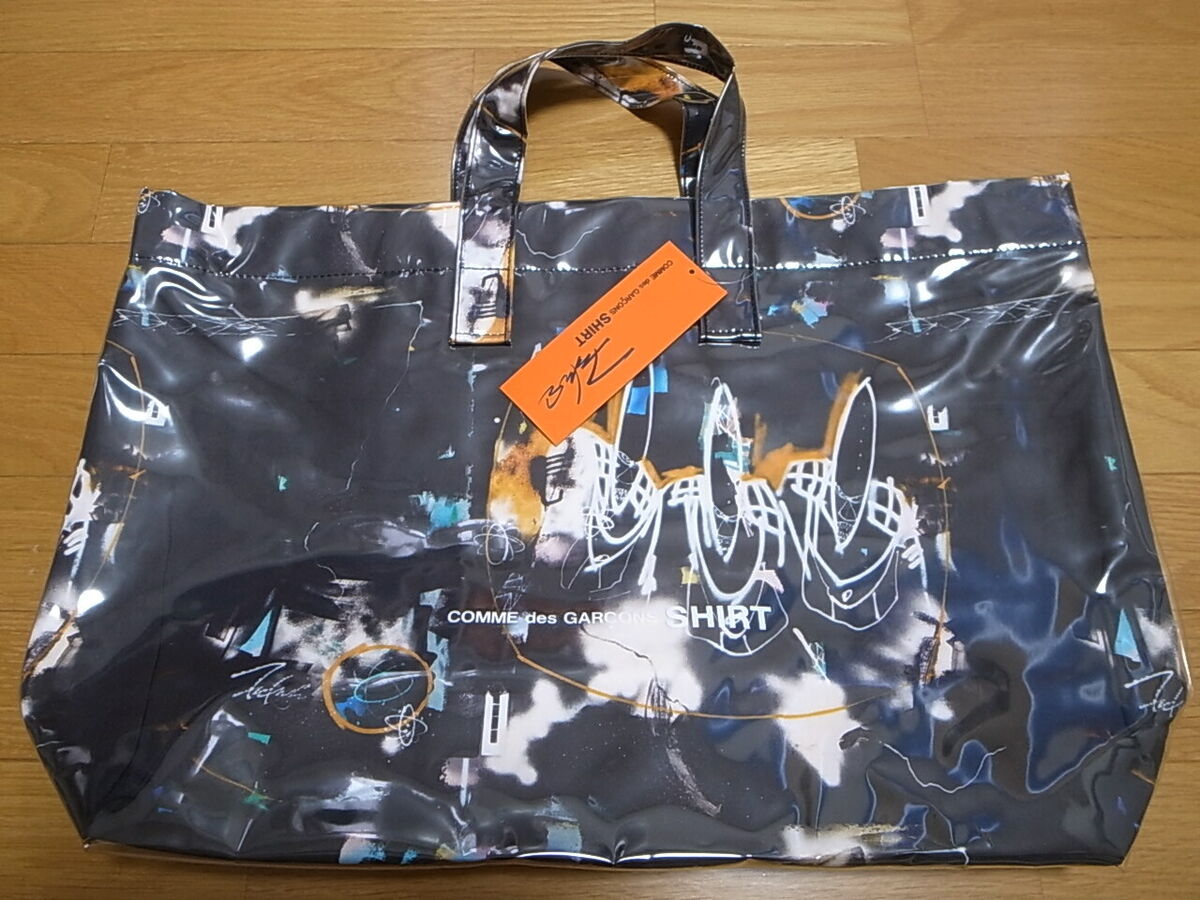 FUTURA x COMME des GARCONS SHIRT PVC TOTE BAG CDG FUTURA2000 FUTURA x COMME des GARCONS SHIRT PVC TOTE BAG CDG FUTURA2000