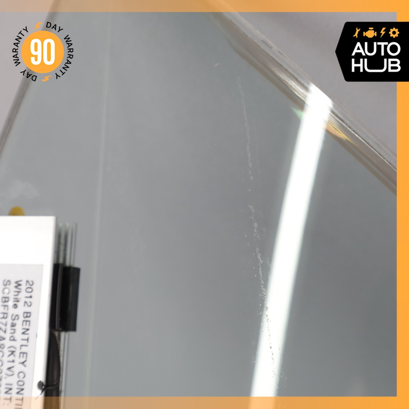 03-17 Bentley Continental GT Front Left Side Door Vent Window Glass OEM 56k