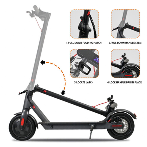 Portable 900W 40KM/H 50KM Electric Scooter Adult Foldable Travel E-Bike AU - Picture 5 of 10