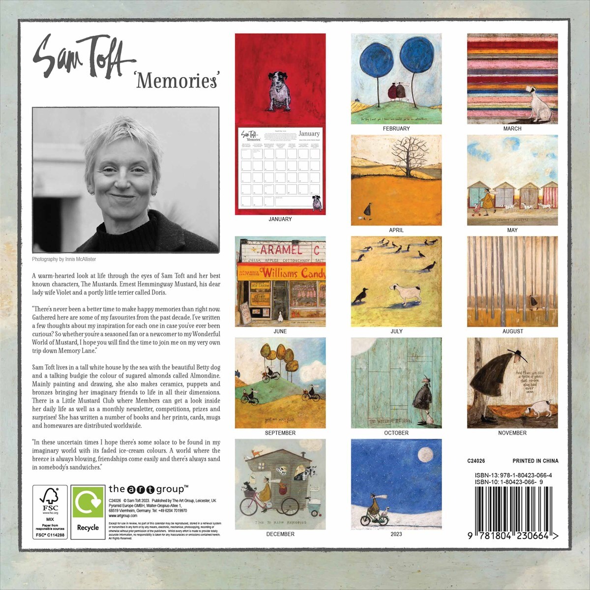 Sam Toft Calendar 2024 Art Month To View eBay