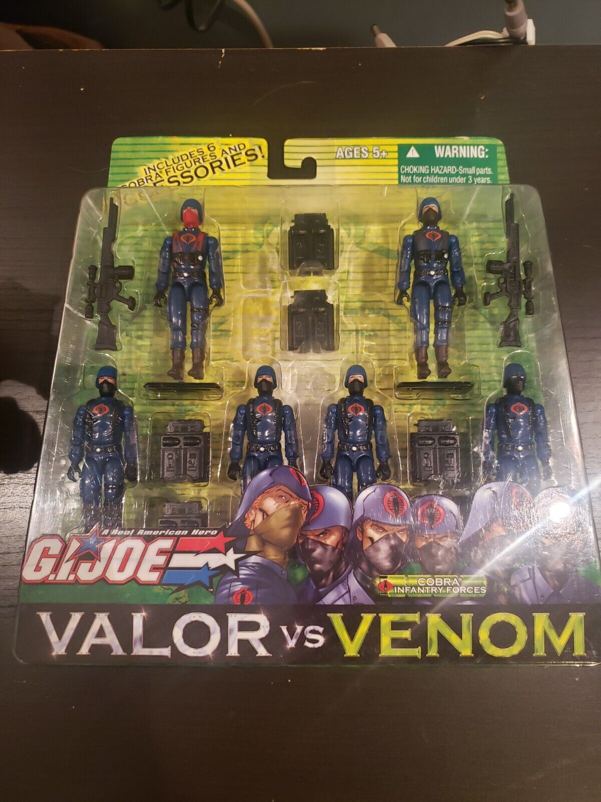 2005 GI Joe Valor vs Venom Cobra Infantry Forces 6 Pack, Toys R Us Exclusive