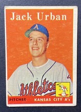 1958 Topps - #367 Jack Urban (RC) GD