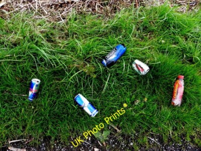 Photo 6x4 Rubbish, Mullanboy Blackfort Unfortunately a common sight along c2015